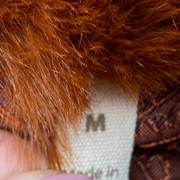 Soft Surroundings Longline Vest Faux Fur Burnt Orange Brown Womens Medium - Picture 9 of 9